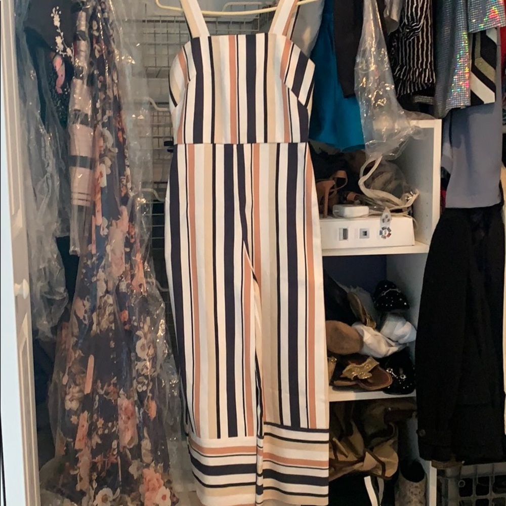 ASOS Pinny Stripe Jumpsuit - Picture 6 of 6